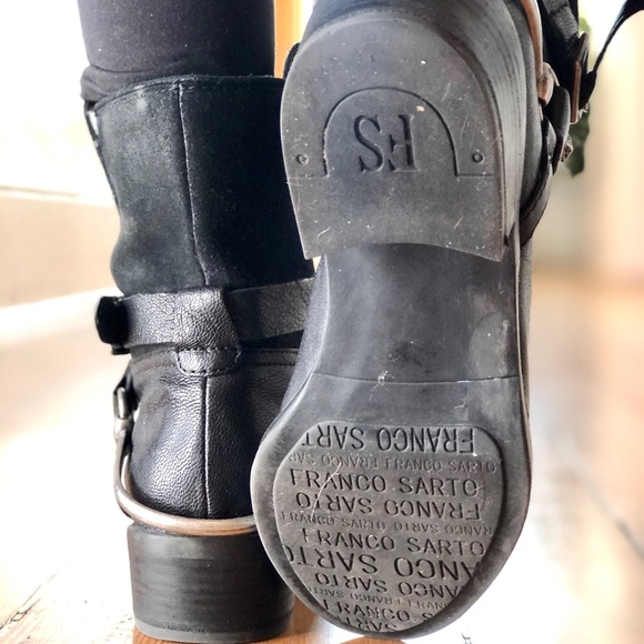 🖤 FRANCO SARTO BLACK BOOTIES 🖤 - Picture 5 of 11